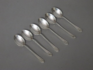 6 silver coffee spoons, Birmingham 1926 1 ozs