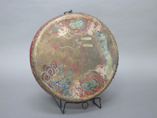 A circular Eastern drum 12"