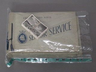 6 various albums of Senior Service cigarette cards