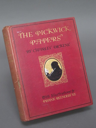1 volume Charles Dickens The Pickwick Papers, illustrated by  Frank Reynolds