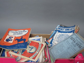 A quantity of various sheet music