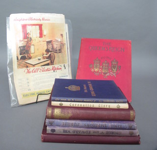 1 volume "Sixty Years a Queen" together with various books and ephemera relating to the Royal Family and a small collection of  tea cards