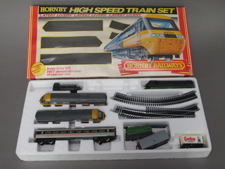 A Hornby R556 high speed train set, boxed