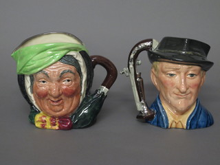 A limited edition Royal Doulton character jug - The Antiques  Dealer and 1 other Sarey Gamp