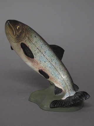 A Goebel figure of a Trout, the base marked 35802-19 7"