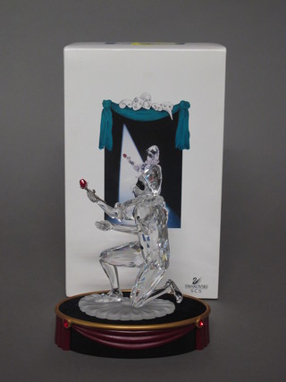 A 2001 Swarovski Masquerade figure of Harlequin
