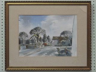 Ralph Shaw, watercolour "Prinsted" 10" x 14 1/2"