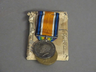 A pair British War medal and Victory medal to 226434 Gunner T  Parrott Royal Artillery