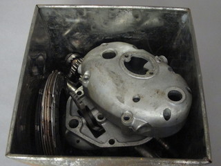 A collection of BSA motorcycle engine parts