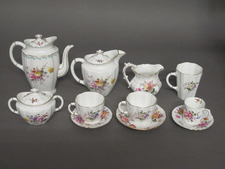 A collection of Royal Crown Derby Posy pattern coffee service