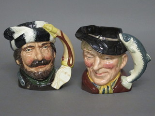 A Royal Doulton character jug - Trapper D6609 and 1 other The Poacher D6781
