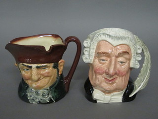 A Royal Doulton character jug - The Lawyer D6498 and 1 other Old Charlie base marked A50