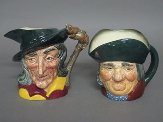 A Royal Doulton character jug - Toby Philpot base marked A and  1 other The Pied Piper D6403
