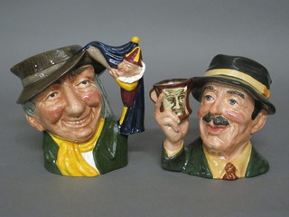 A Royal Doulton special edition character jug - The Collector  D6796 and 1 other Punch and Judy Man D6590
