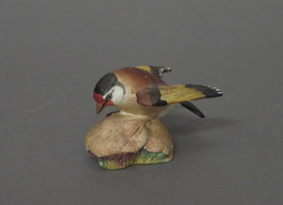 A Royal Worcester figure of a Gold Finch 2"