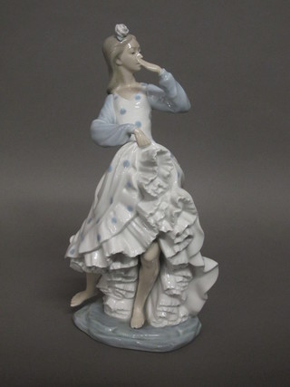 A porcelain figure of a Spanish dancer 13"