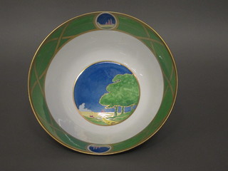 A Royal Worcester The Art Deco Collection Lazy Day bowl 10"