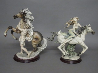 A pair of Florence limited edition resin figures - Freedom and Liberty 16"