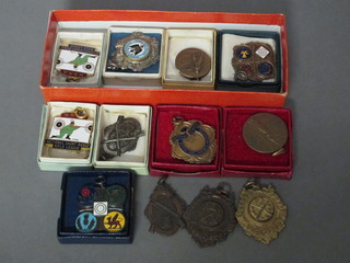 A collection of 10 enamelled and other shooting medals
