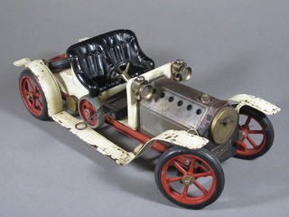 A Mamod model steam car 15"
