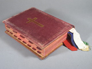1 volume "Missale Romanum Masses For Every Day", leather  bound