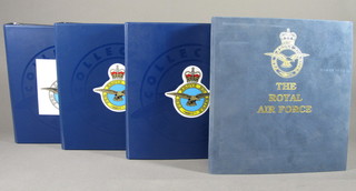 4 albums of Royal Air Force first day covers