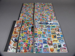 5 various stock books of stamps