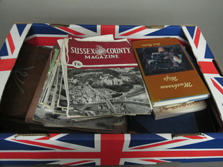 A quantity of Sussex County magazines etc together with 5 books relating to Horsham History