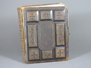 A leather bound family bible