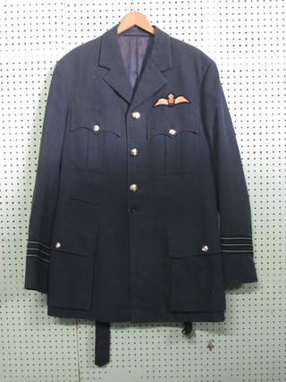 A Royal Air Force Wing Commanders jacket by A U Wai Lam  complete with pilot's wings