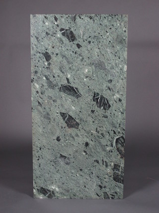 A section of green marble 48" x 24"