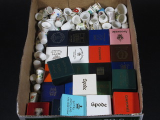 A collection of thimbles