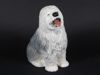 A Beswick figure of a seated Old English Sheep Dog, the base  marked 2232 12"