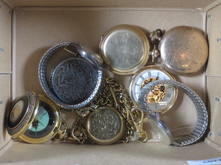 A Soviet Russian pocket watch and a collection of other pocket  watches