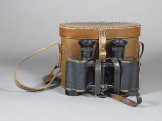 A pair of GP Goerz 8 x binoculars, cased