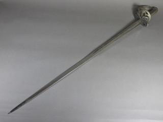 A Light Infantry sword with 32" blade, no scabbard ILLUSTRATED