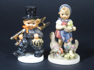 2 Hummel figures - Feeding Time 5" and Chimney Sweep