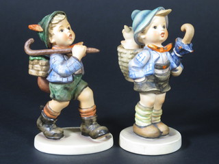 2 Hummel figures - The Runaway 5" and Home From the  Market