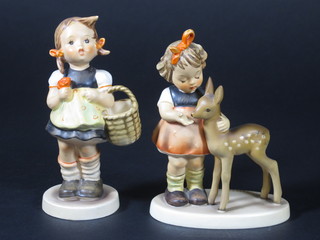 2 Hummel figures - Friends 4 1/2" and Sister 5"