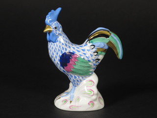 A Herend Hvngary figure of a cockerel 5"