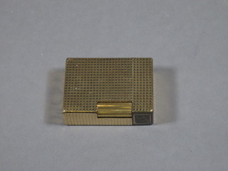 A Dupont gold plated lighter, base marked 83GHCD2