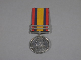 A Queens South Africa medal with 2 bars, Cape Colony South  Africa 1902 to 9260 Private S Rigby Grenadier Guards  ILLUSTRATED