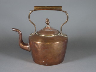 A 19th Century copper kettle 11"