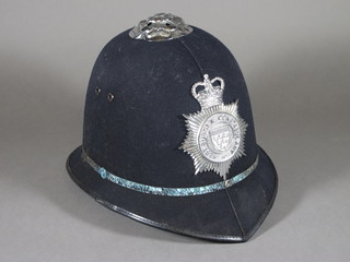 A West Sussex Constabulary police helmet