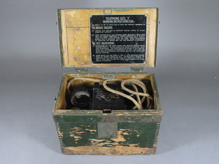 A field telephone - Telephone Set F