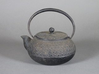 A Japanese iron teapot 5"