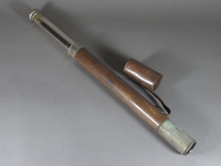 An Officer's of the Watch single draw telescope by Hughes & Sons Ltd London marked 13/297322