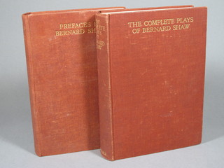 George Bernard Shaw "The Complete Works", first edition  published by Constable & Co, together with George Bernard Shaw "Prefaces" published in 1934 by Constable