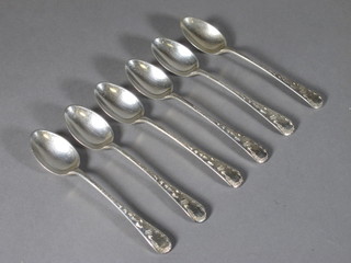 A set of 6 silver coffee spoons Sheffield 1908 2 ozs