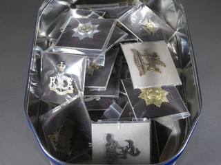 29 various staybright Infantry Regt. cap badges